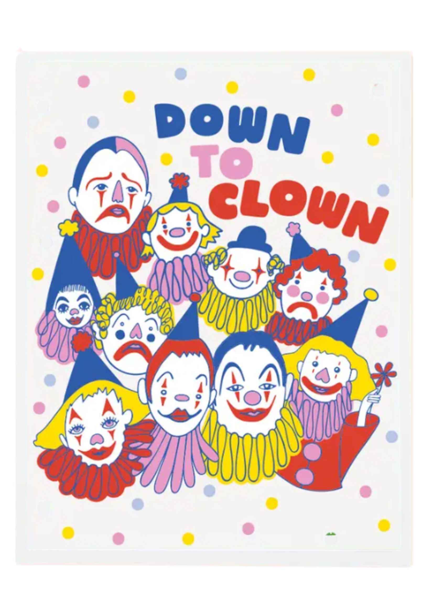 The Good Twin Birthday Card - Down to Clown