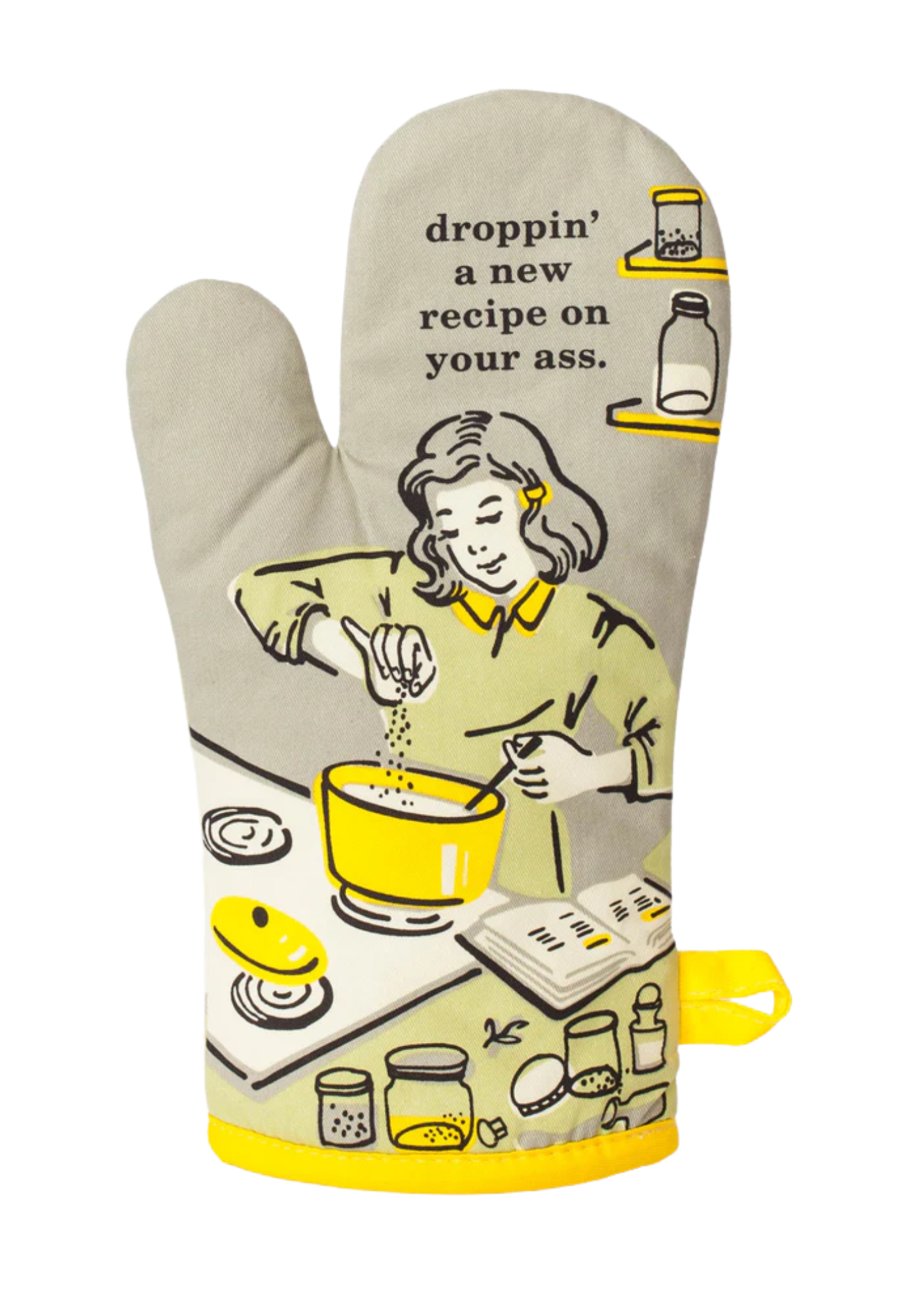 Blue Q Droppin' A New Recipe On Your Ass Oven Mitt