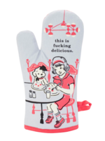 Blue Q This Is Fucking Delicious Oven Mitt