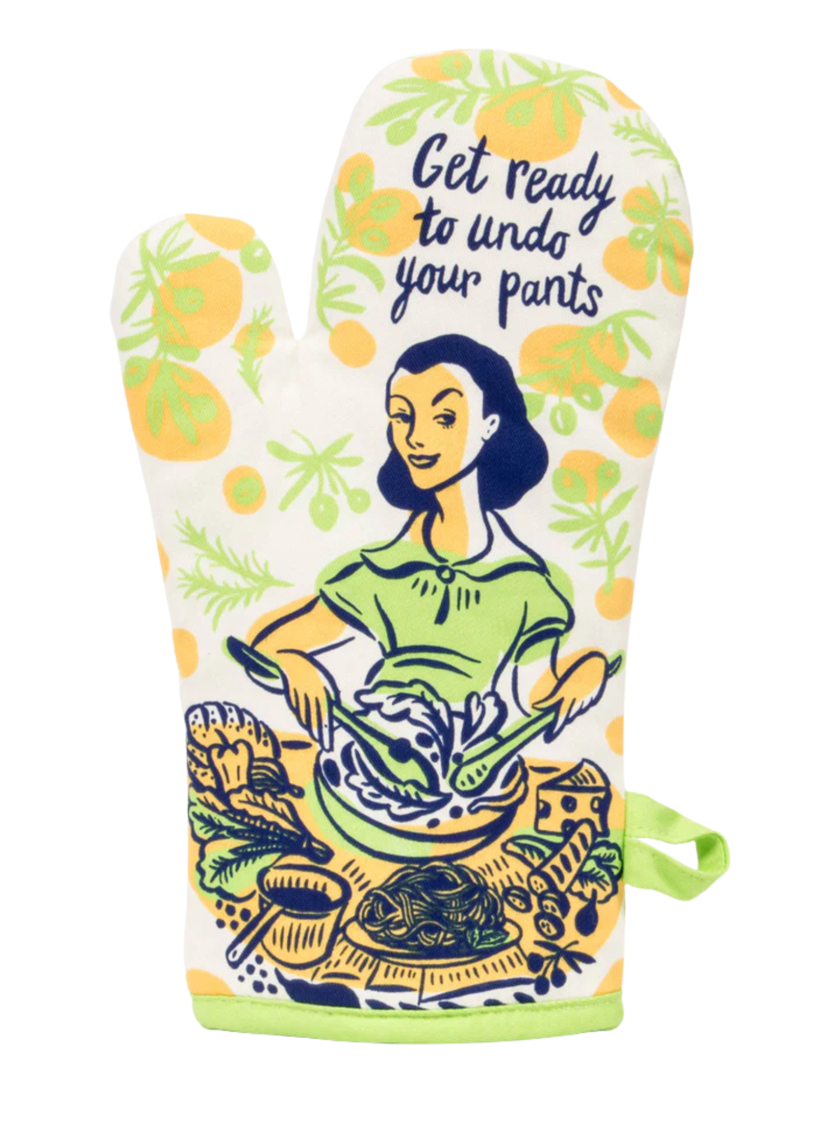 Blue Q Get Ready To Undo Your Pants Oven Mitt
