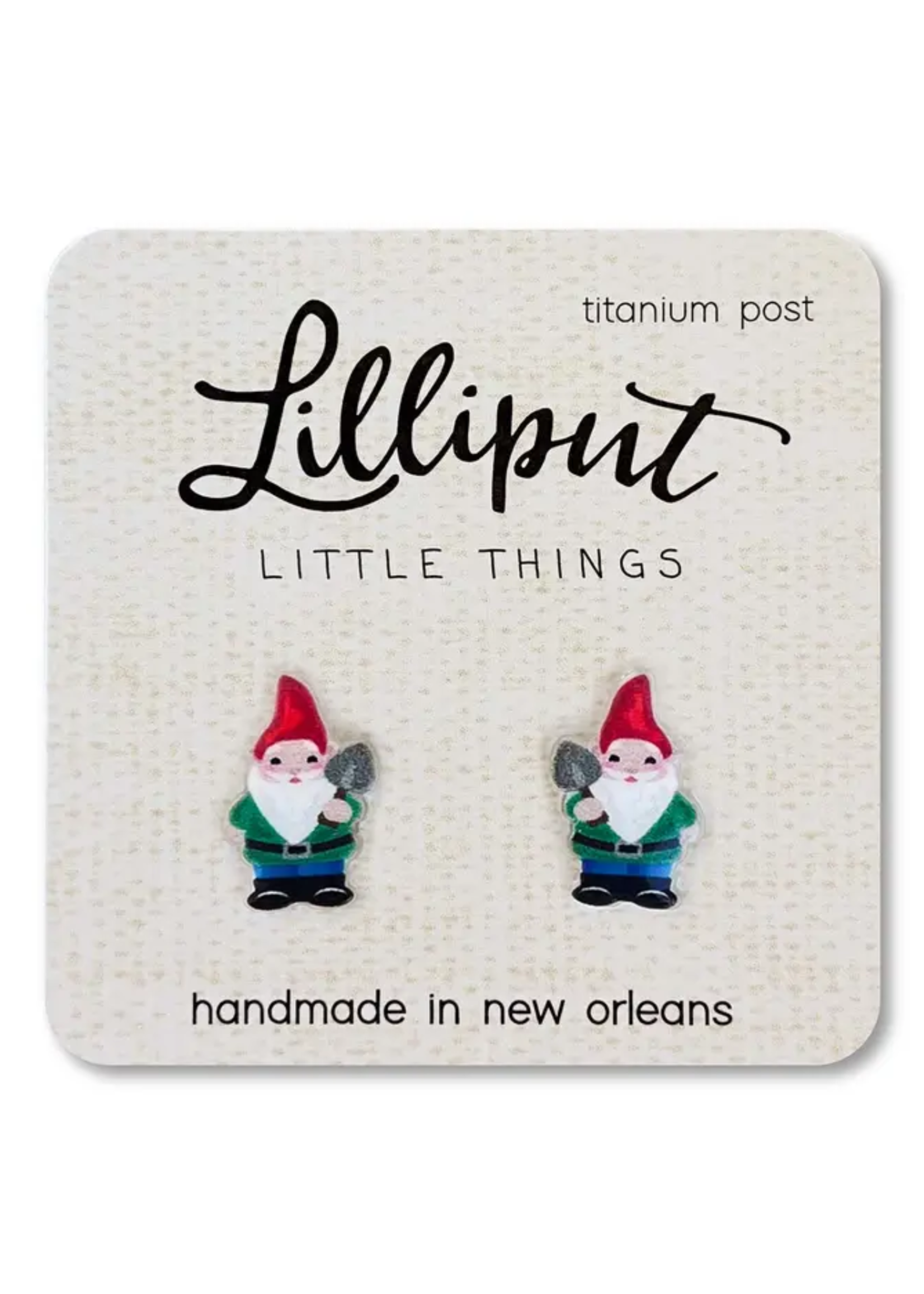 Lilliput Little Things Garden Gnome Earrings