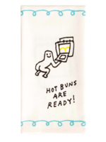 Blue Q Hot Buns Are Ready Dish Towel