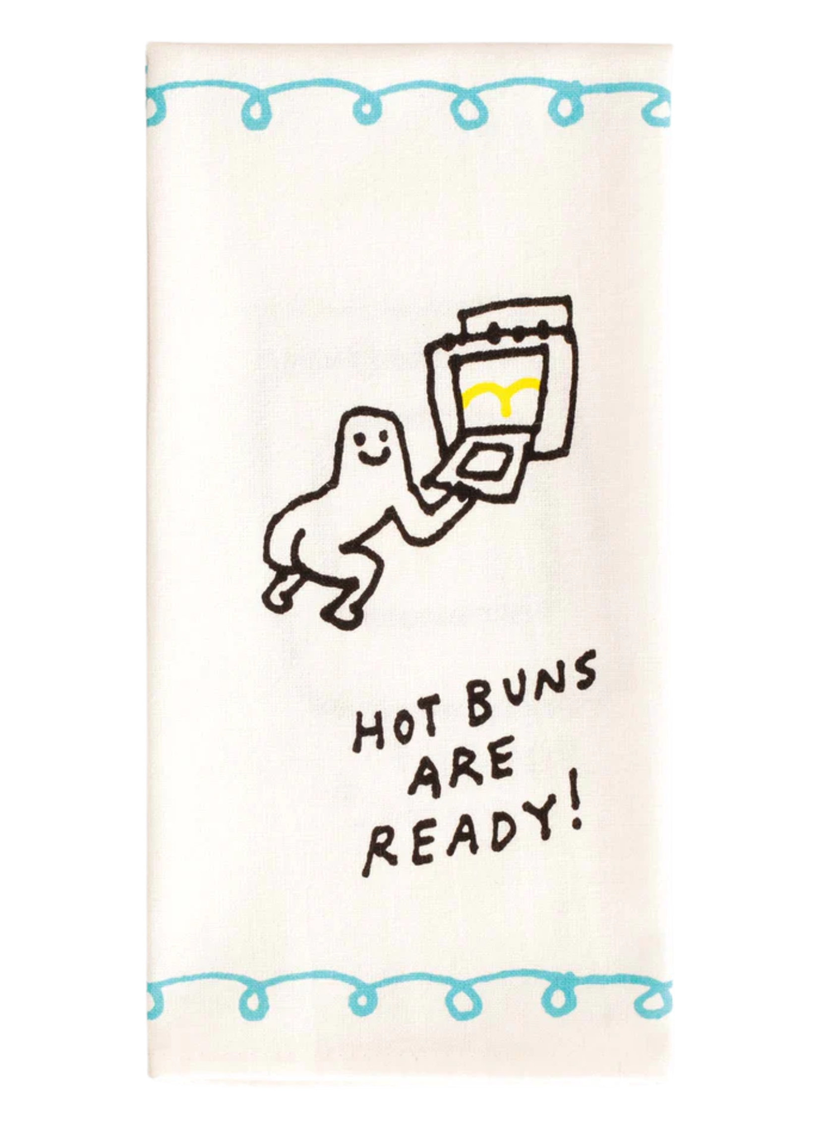 Blue Q Hot Buns Are Ready Dish Towel