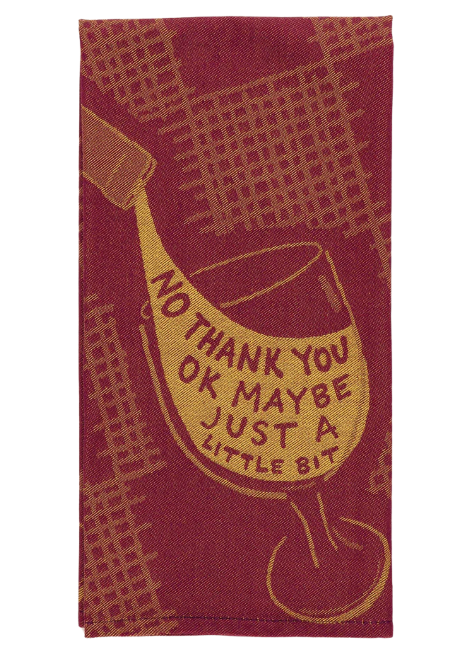 Blue Q No Thank You OK Maybe Just A Little Bit Dish Towel