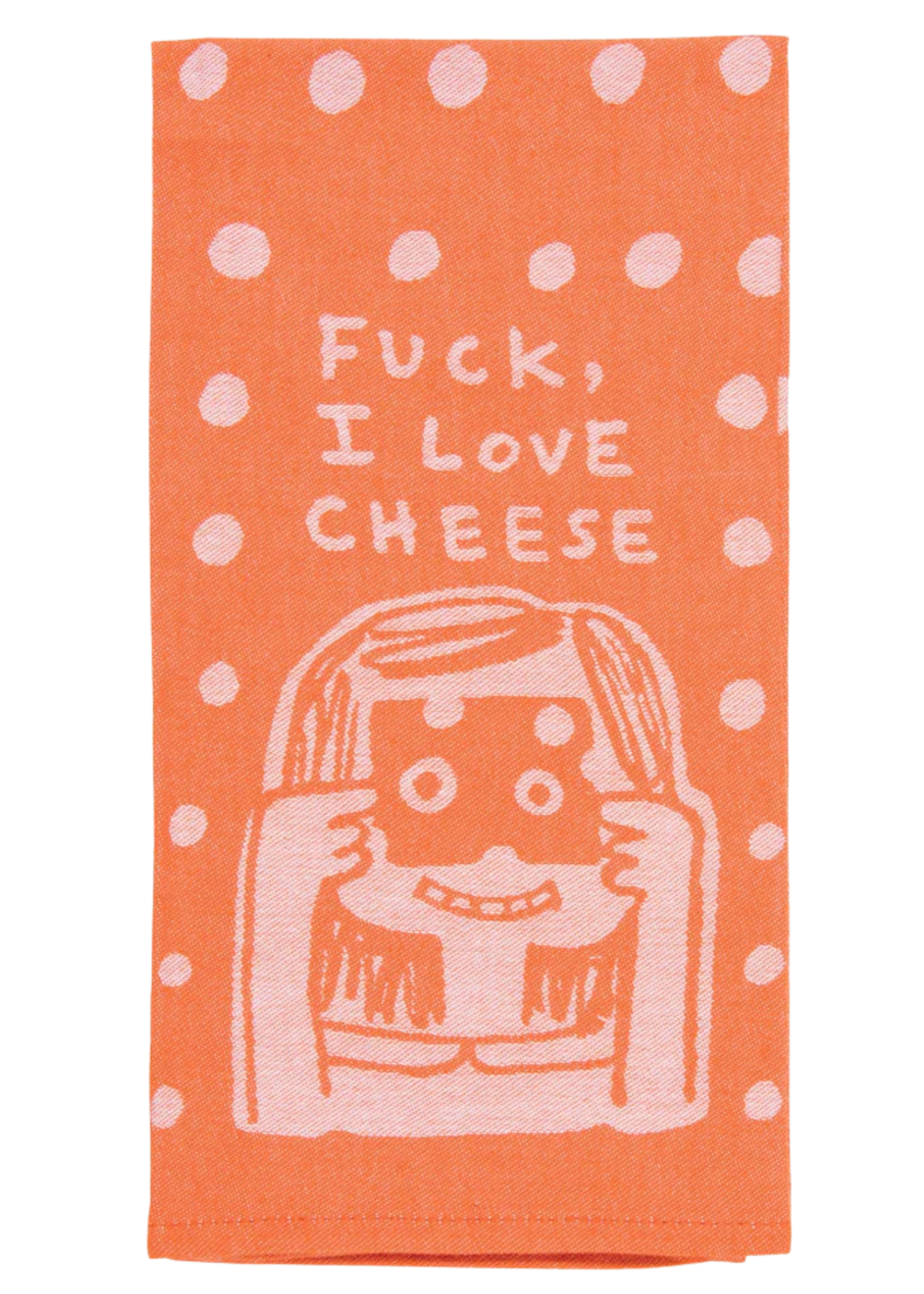 Blue Q Fuck, I Love Cheese Dish Towel