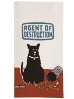 Blue Q Agent of Destruction Dish Towel