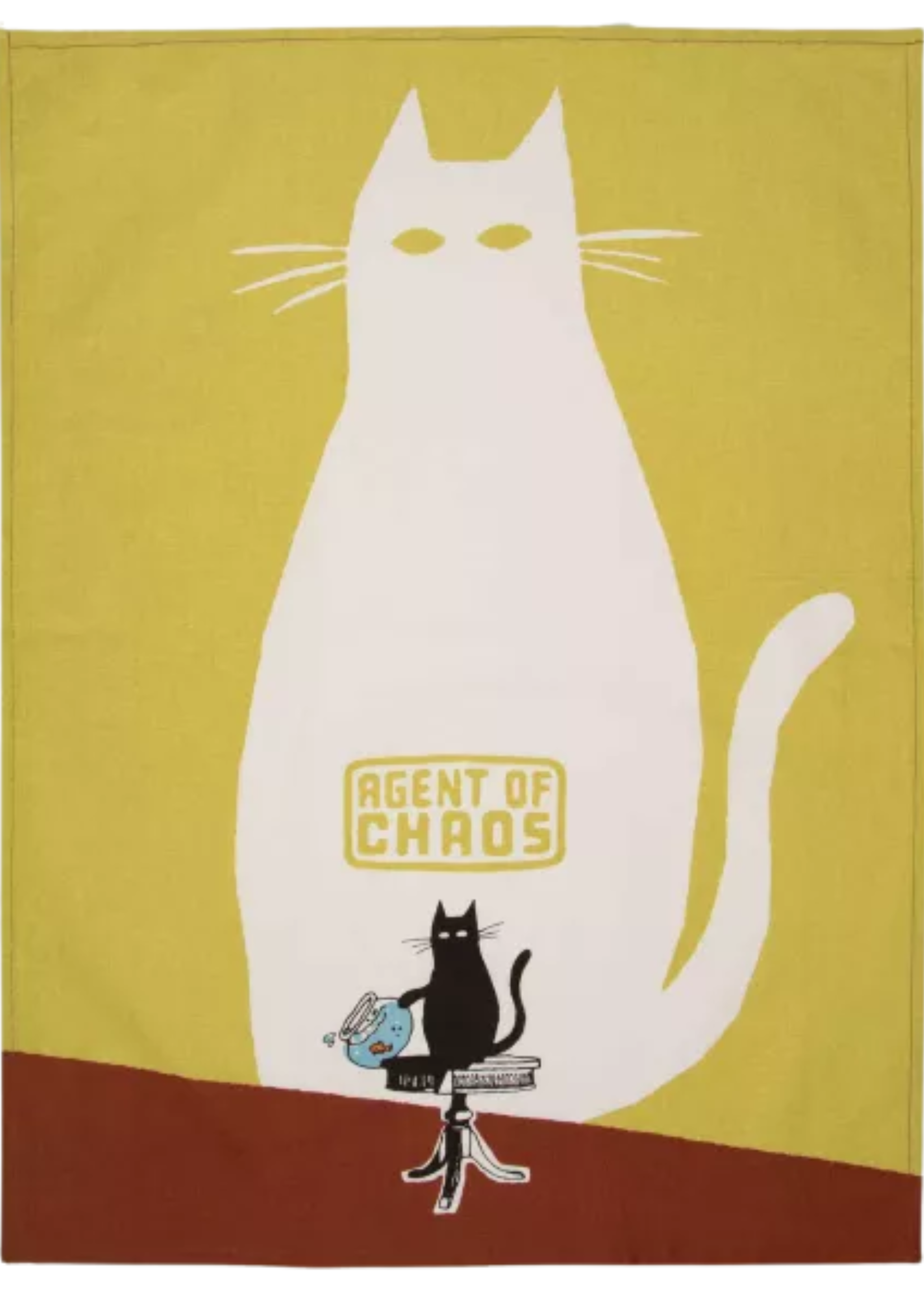 Blue Q Agent of Chaos Dish Towel