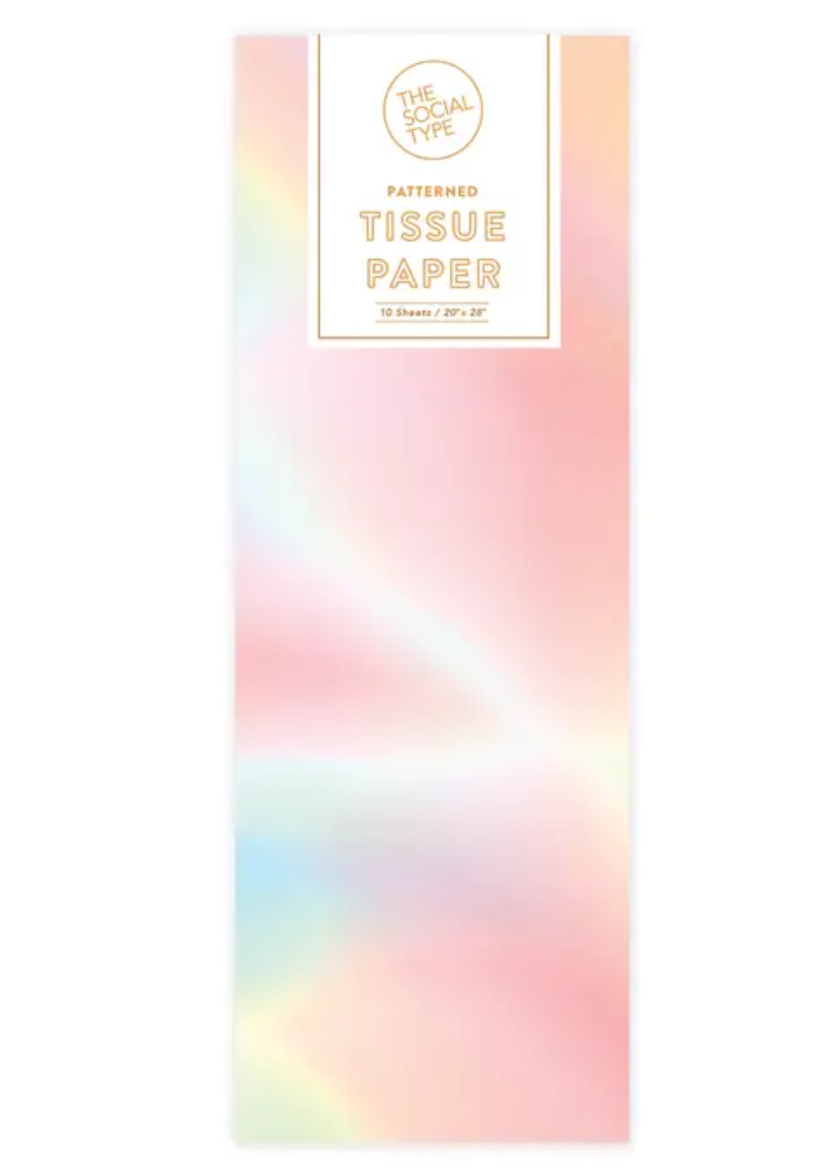 The Social Type Hologram Tissue Paper