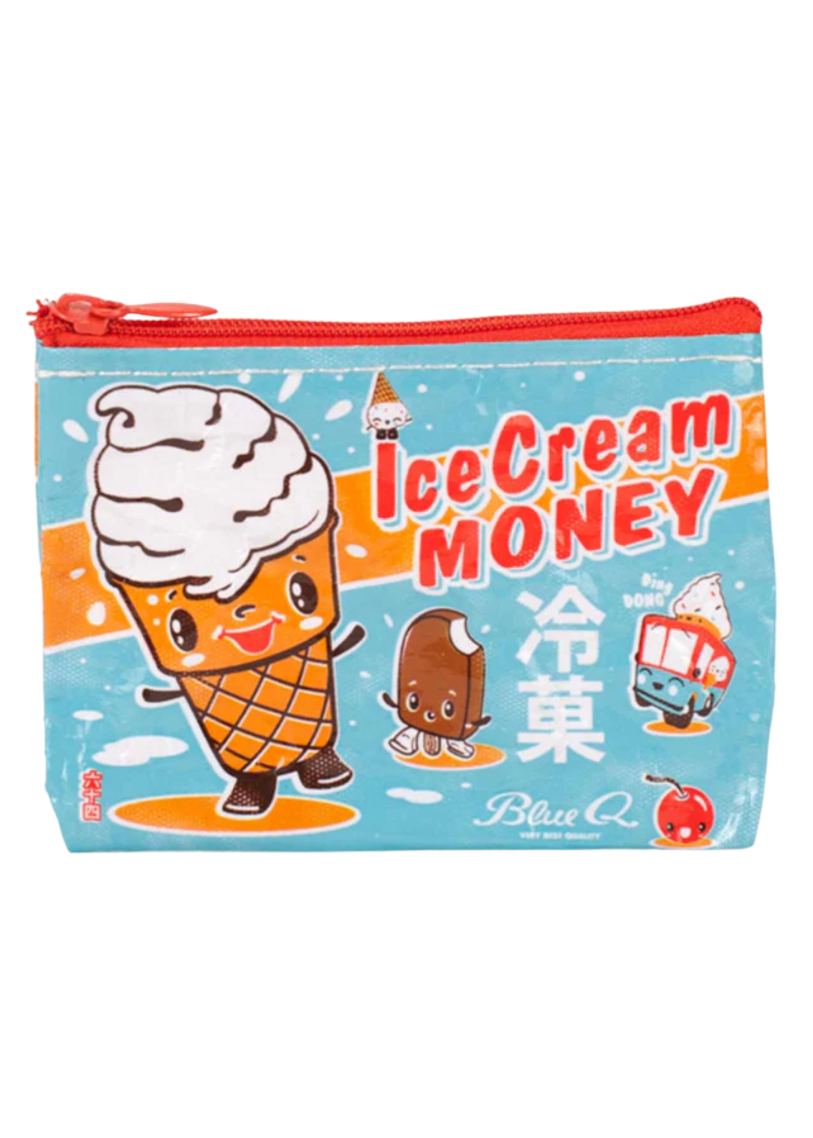 Blue Q Ice Cream Money Coin Purse