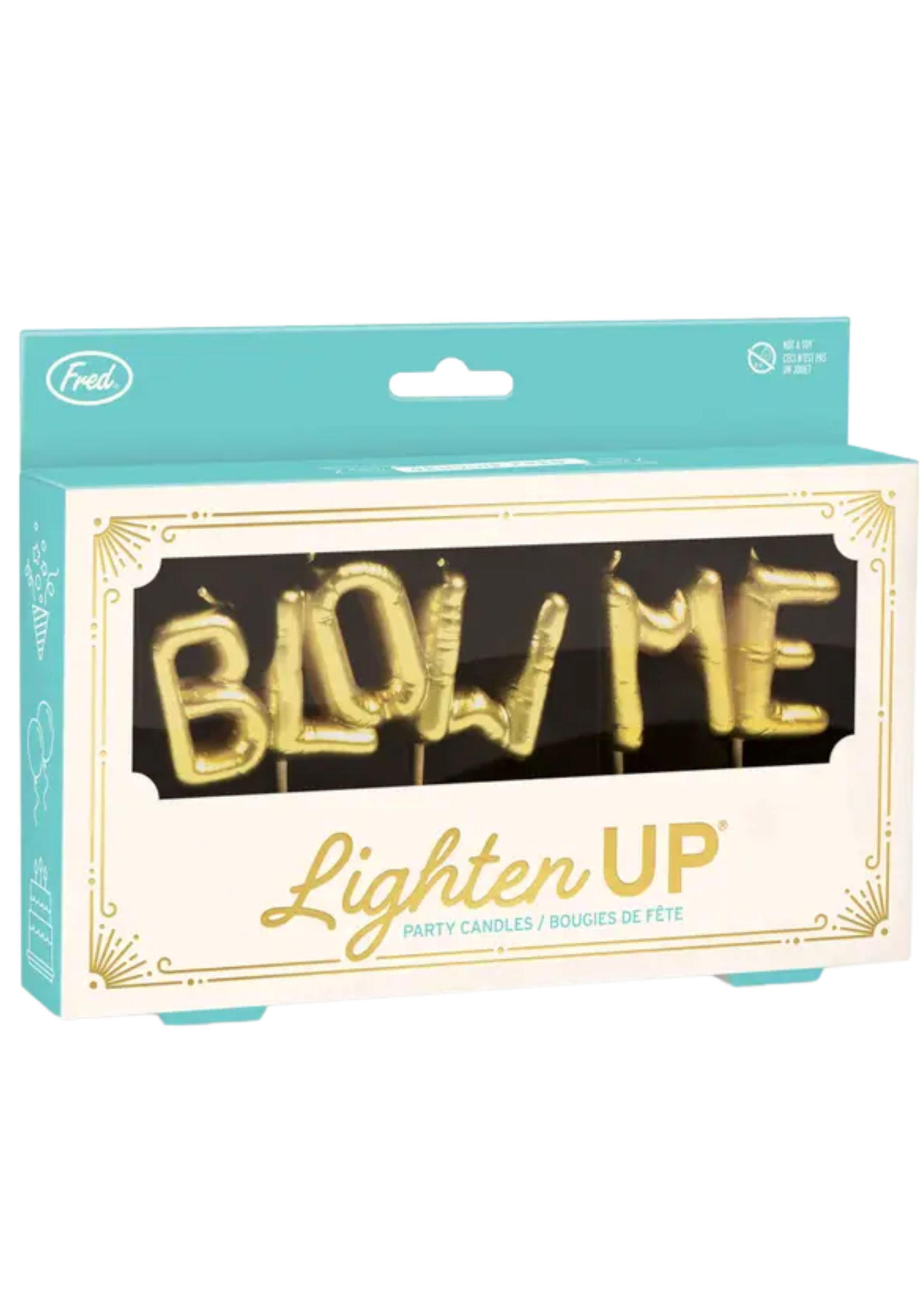 Fred and Friends Blow Me Party Candles