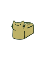 Made By Squeak Loaf Cat Enamel Pin