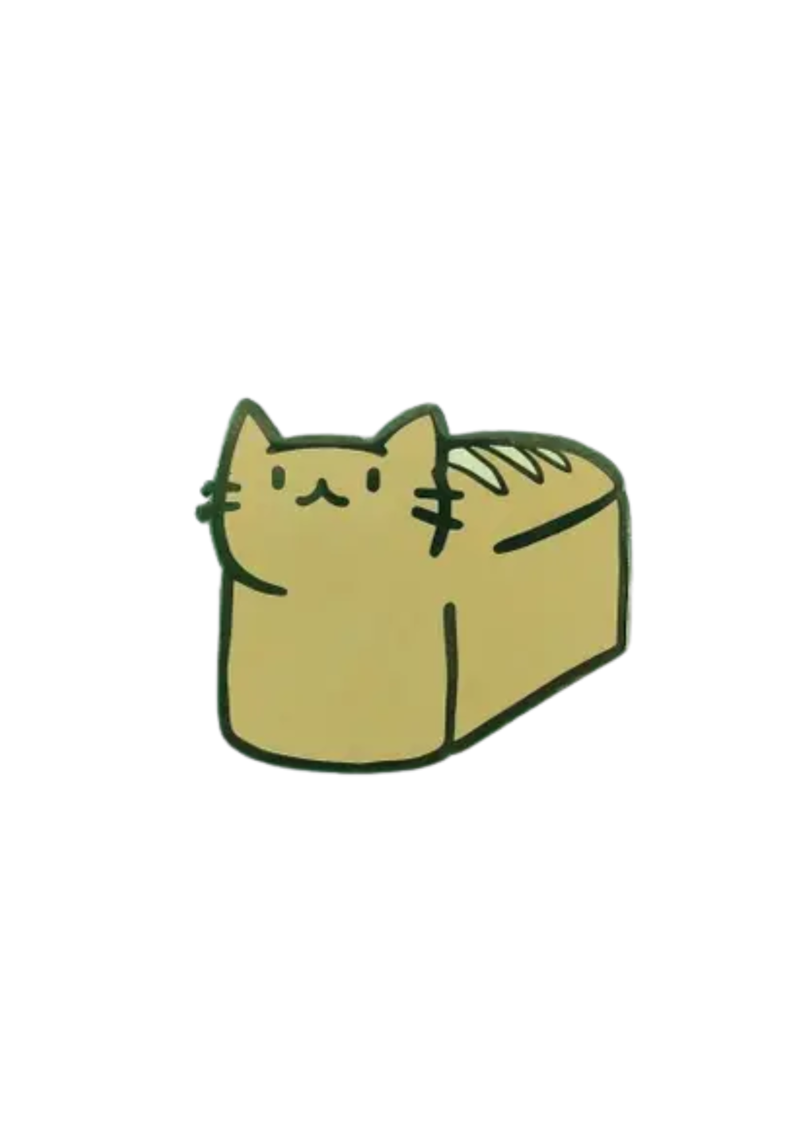 Made By Squeak Loaf Cat Enamel Pin