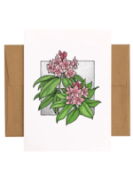 Lauren Nishizaki Designs Local Artist Card - Rhododendron