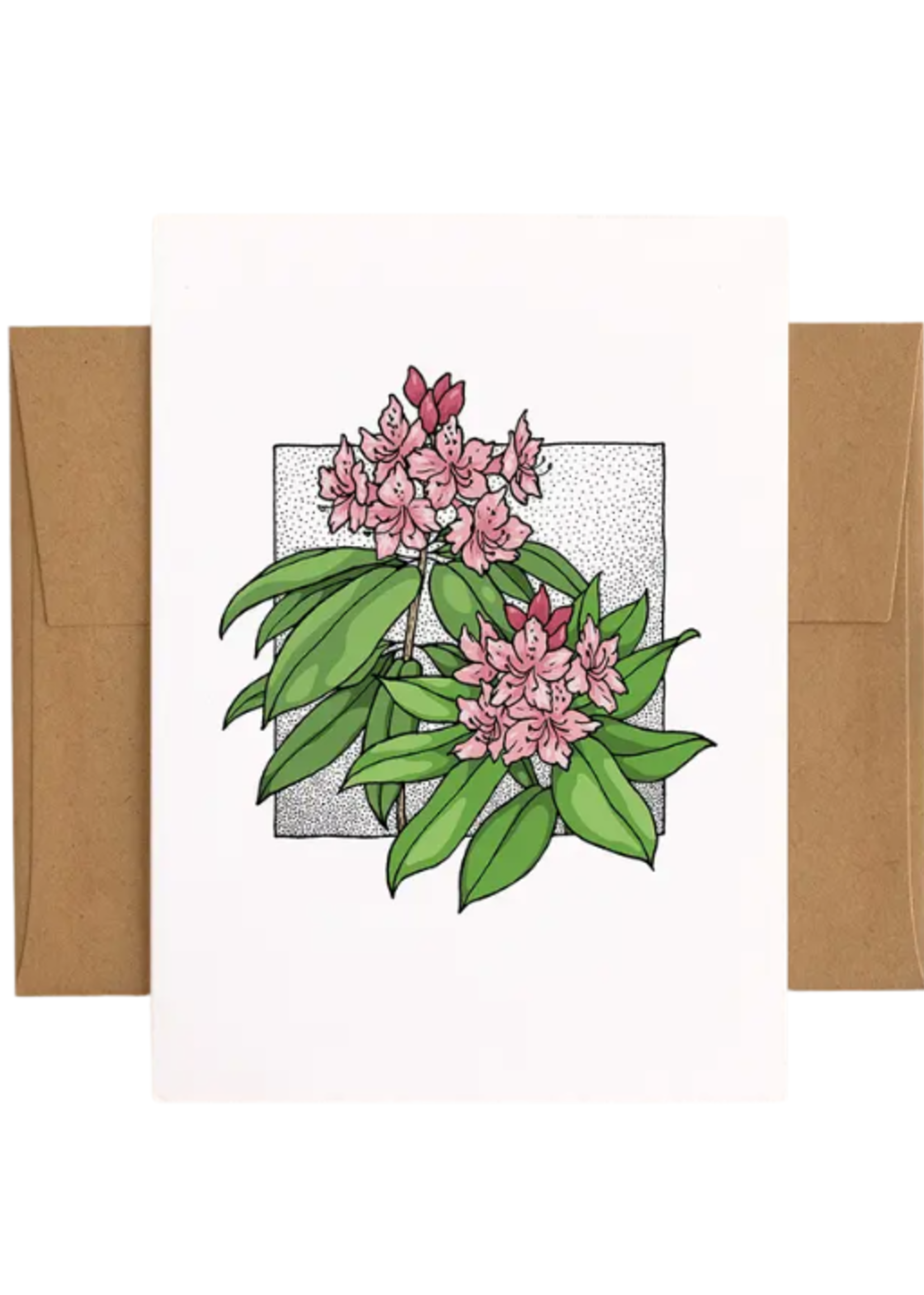 Lauren Nishizaki Designs Local Artist Card - Rhododendron