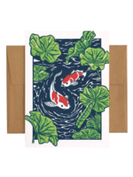 Lauren Nishizaki Designs Local Artist Card - Koi Pond
