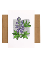 Lauren Nishizaki Designs Local Artist Cards -  Broadleaf Lupine