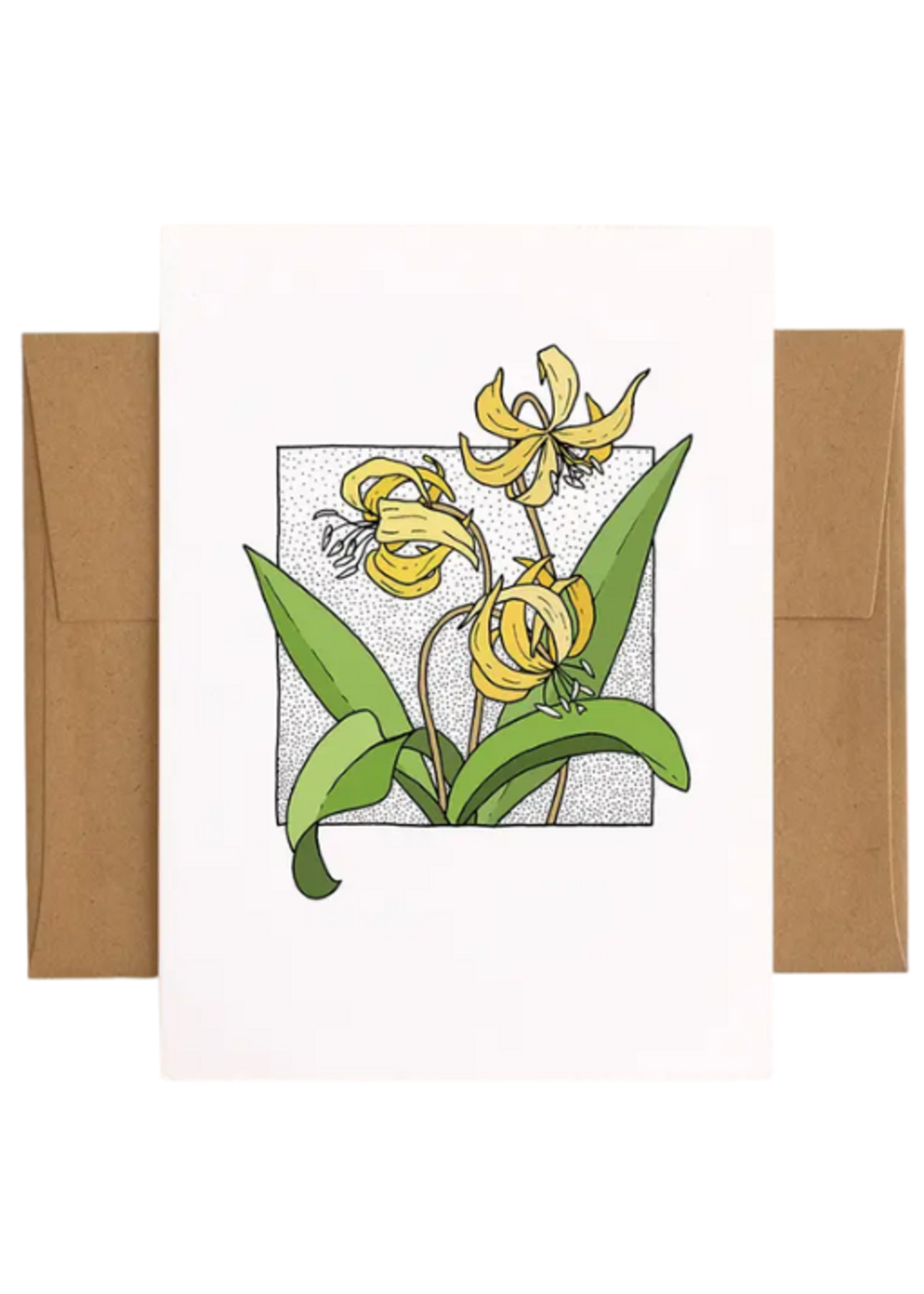 Lauren Nishizaki Designs Local Artist Card - Avalanche Lily