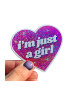ShlemonArt I'm Just A Girl Sticker