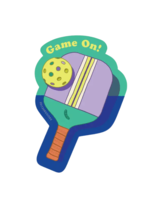 Seltzer Pickleball Paddle Game On Sticker