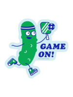 Seltzer Pickleball Pickle Sticker
