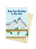 Seltzer Birthday Card - Titmouse Birds