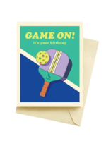 Seltzer Birthday Card - Pickleball Game On