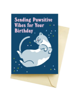 Seltzer Birthday Card - Pawsitive Vibes