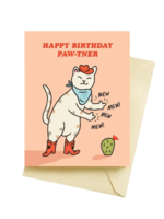 Seltzer Birthday Card - Paw-tner