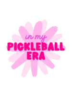 R is for Robo Pickleball Era Sticker