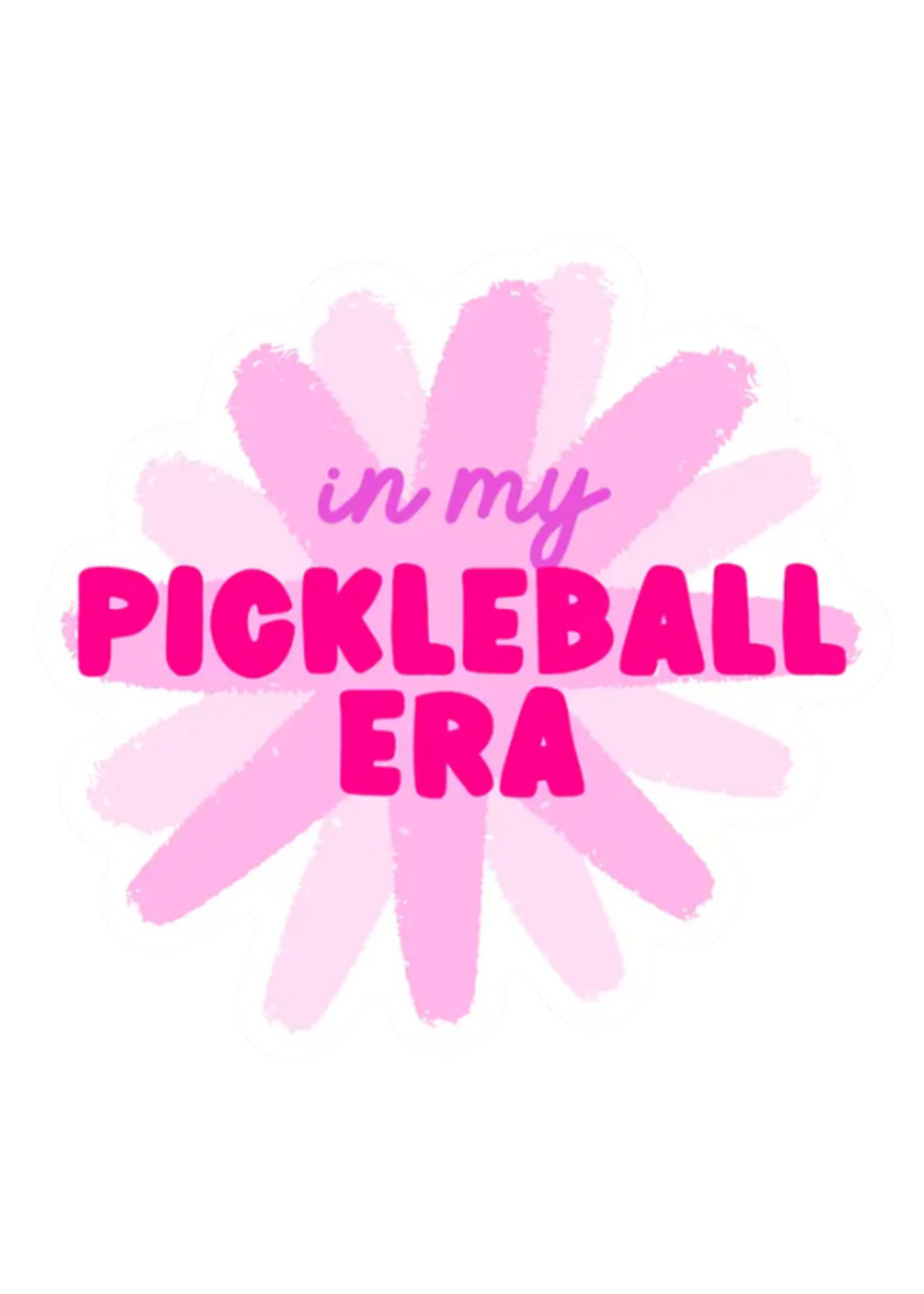R is for Robo Pickleball Era Sticker