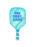 R is for Robo Pickleball One More Game Sticker