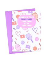 R is for Robo Anniversary Card - Pickleball