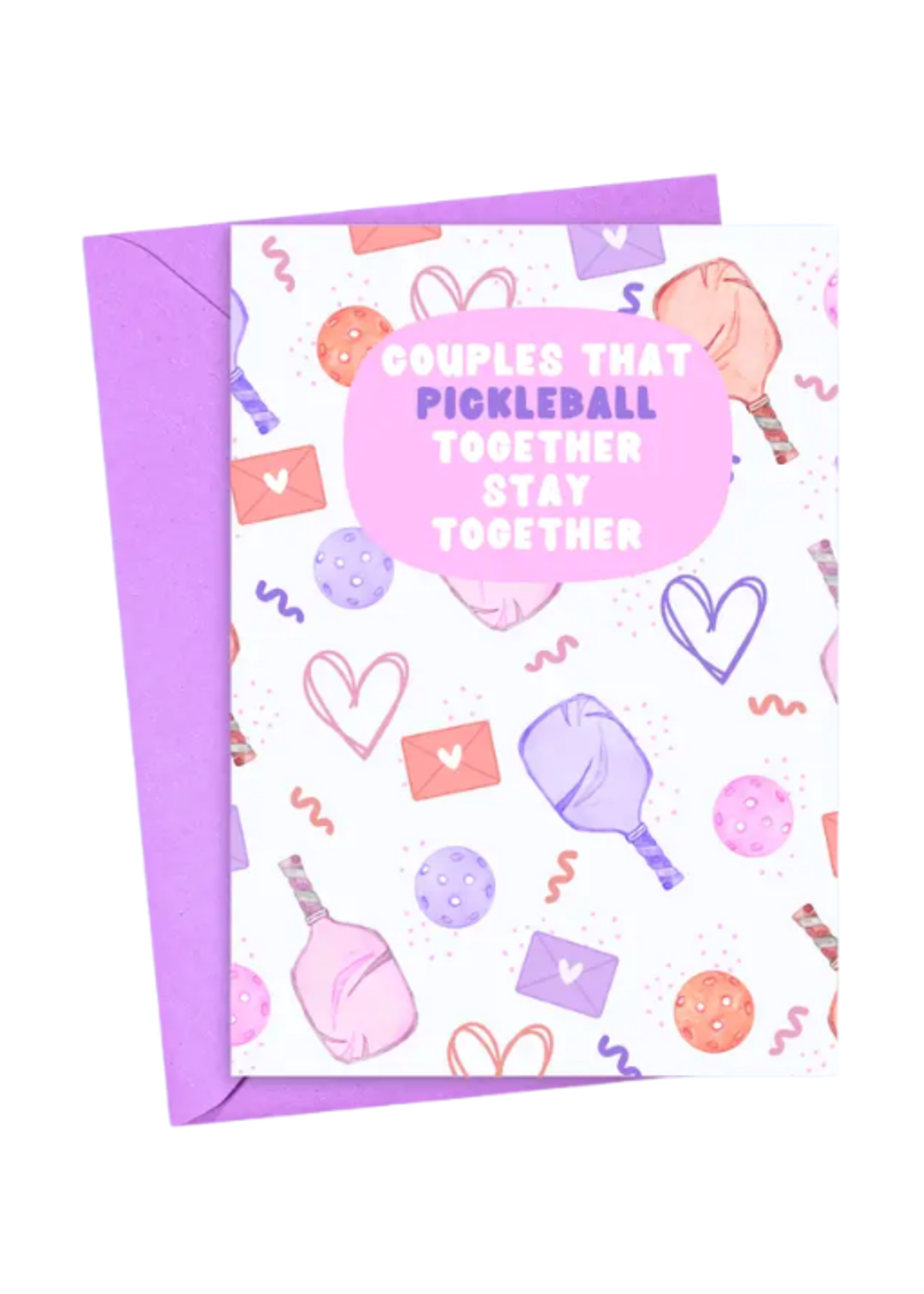 R is for Robo Anniversary Card - Pickleball