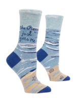 Blue Q The Ocean Just Gets Me Women's Socks