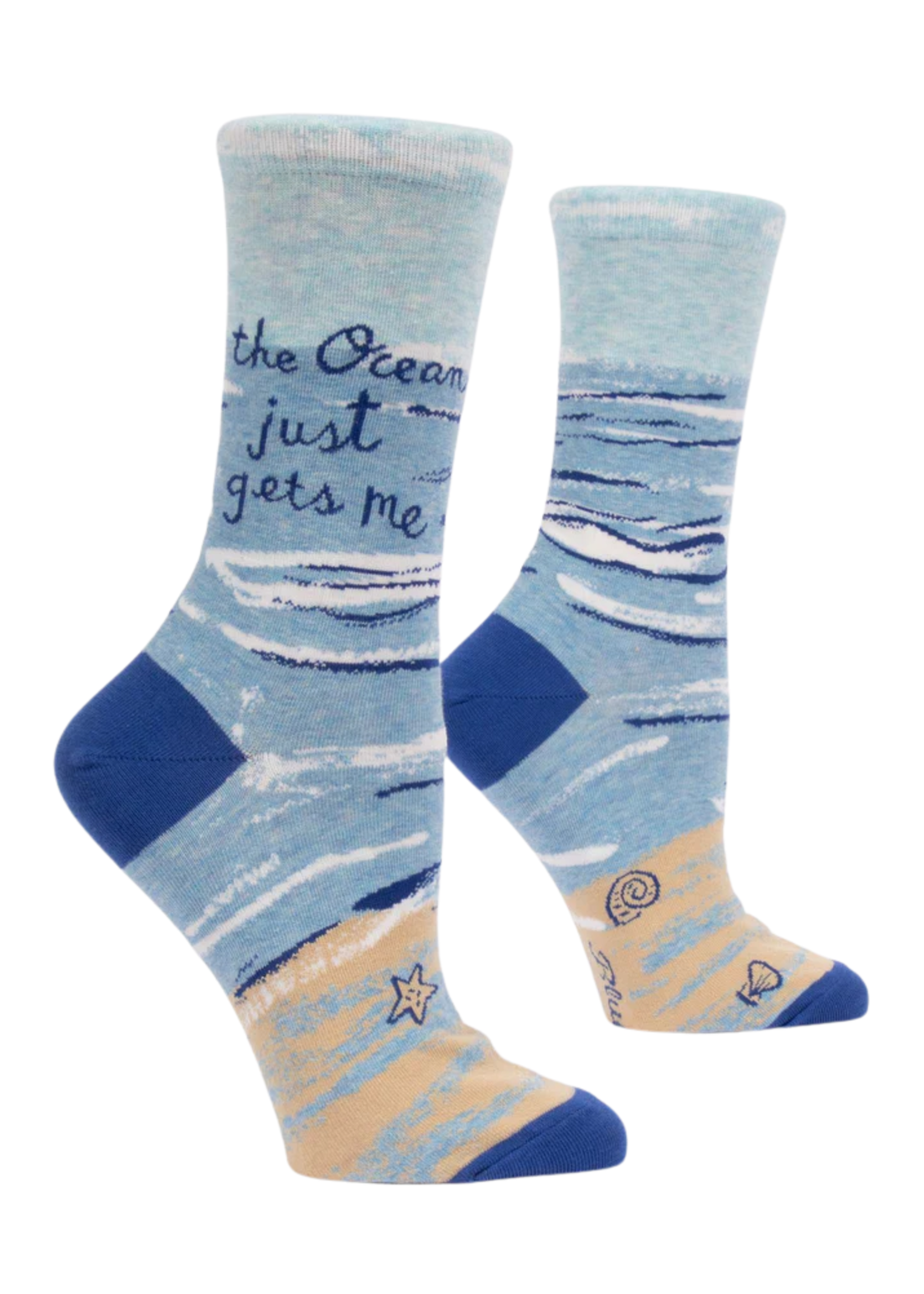 Blue Q The Ocean Just Gets Me Women's Socks