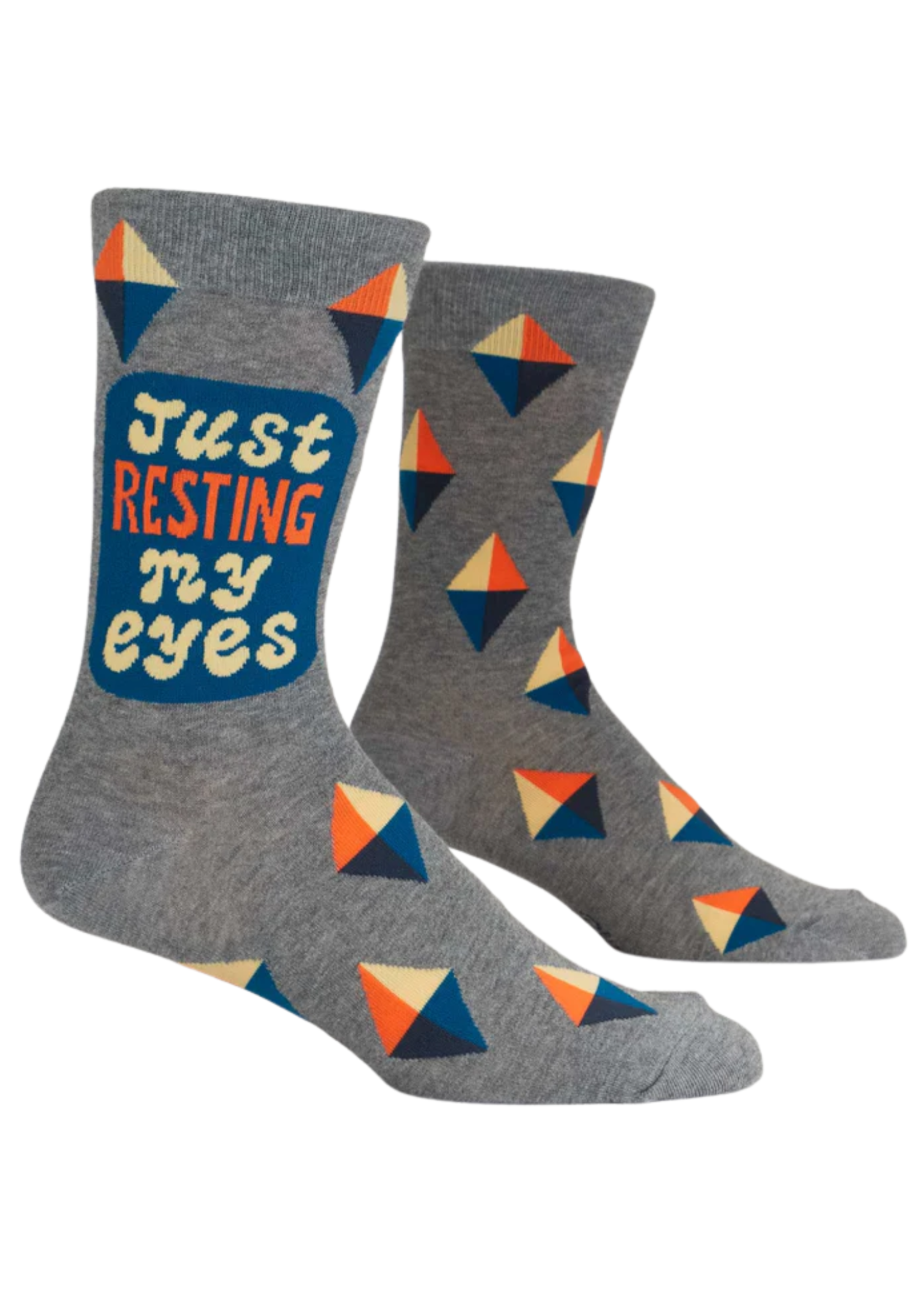 Blue Q Just Resting My Eyes Men's Socks