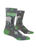 Blue Q All Puns Intended Men's Socks