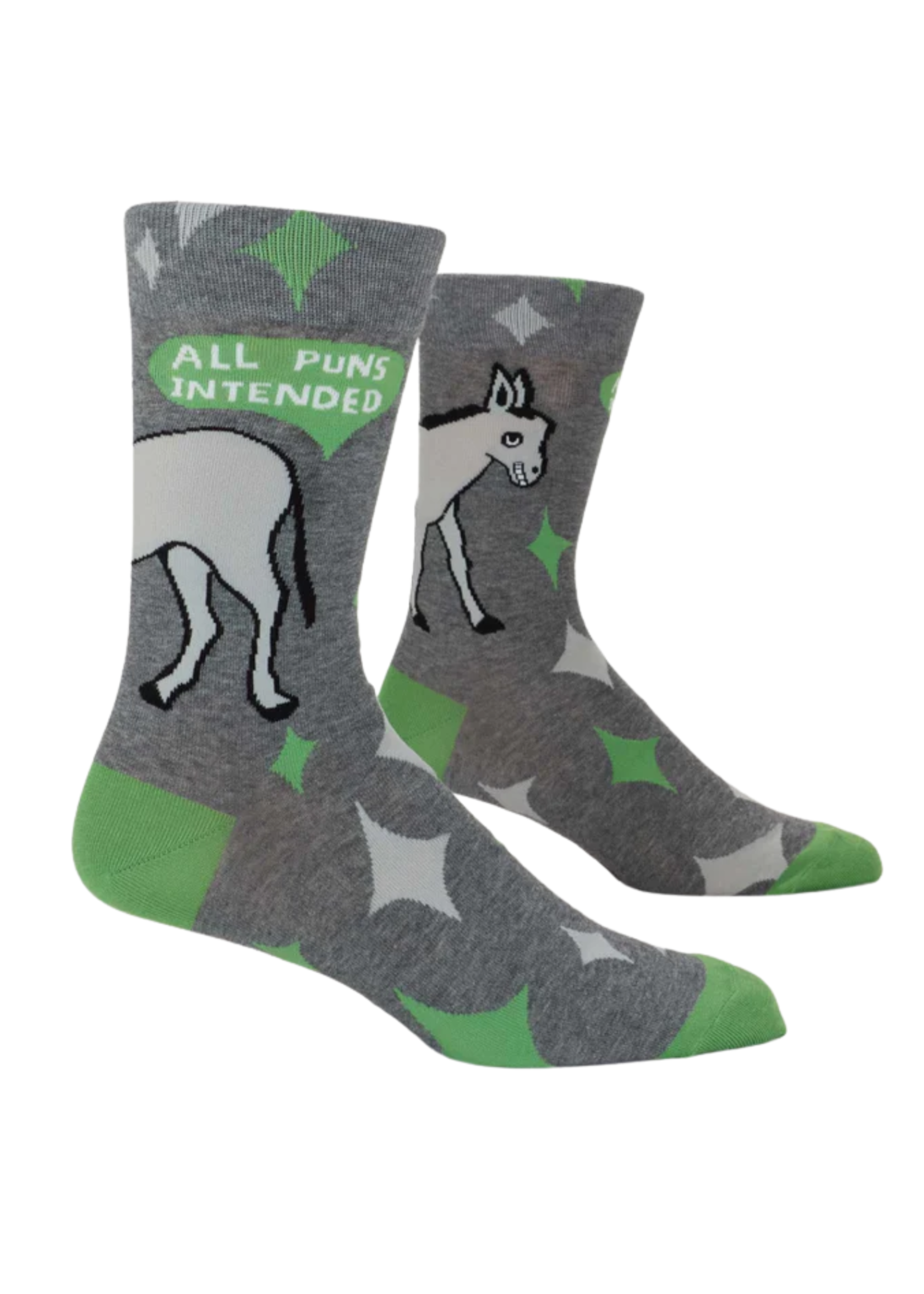 Blue Q All Puns Intended Men's Socks