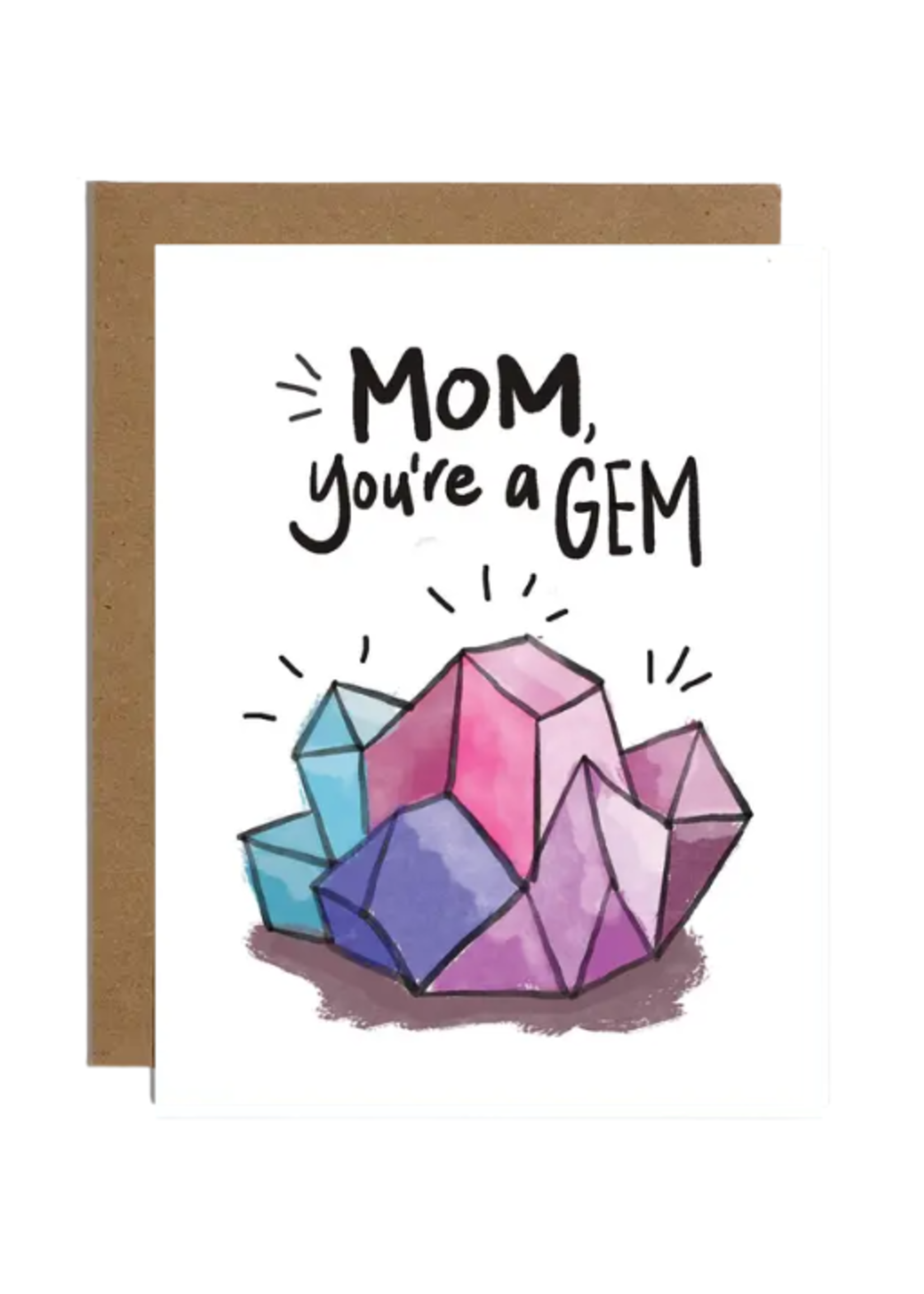Brightspot Design Mother's Day Card - You're a Gem