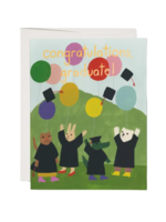 Red Cap Cards Graduation Card - Celebration Critters