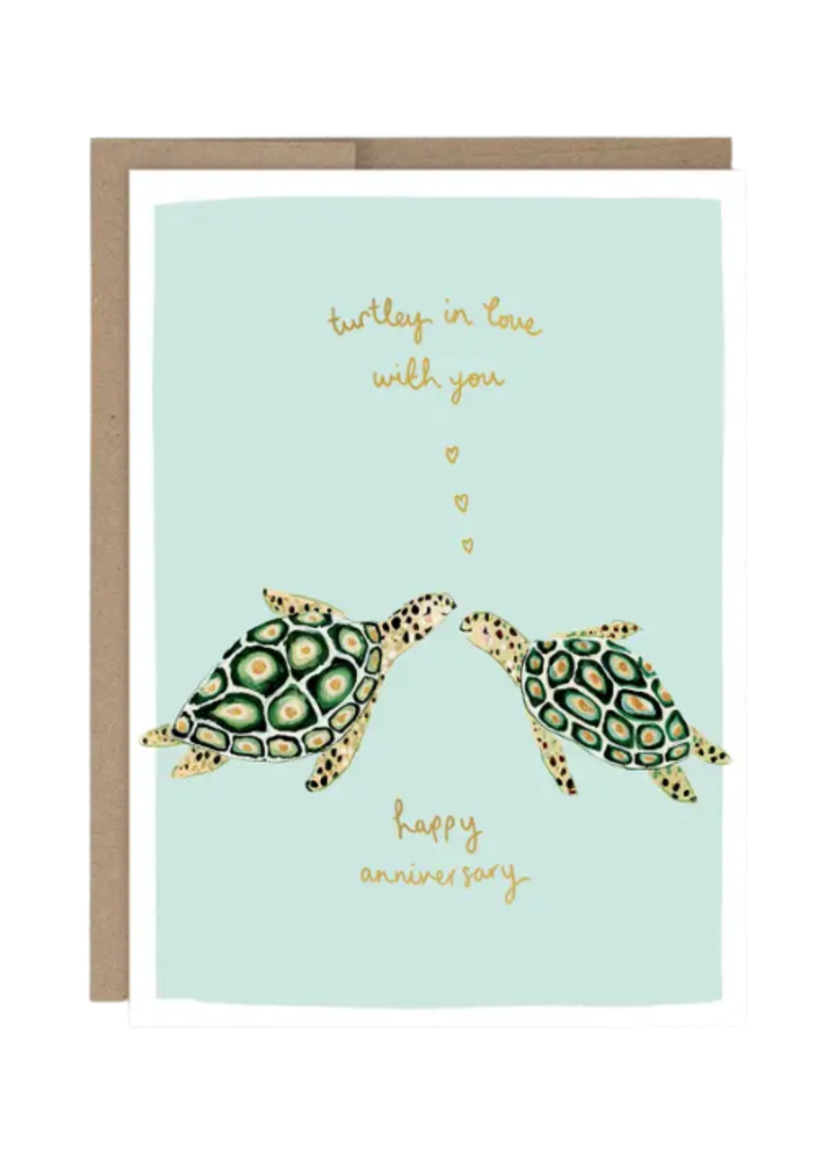 Biely + Shoaf Anniversary Card - Turtle-y In Love
