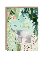 Biely + Shoaf Birthday Card - Elephant Garden