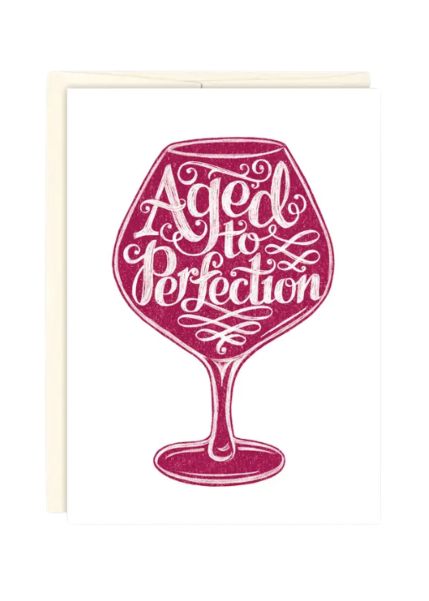 Biely + Shoaf Birthday Card - Aged to Perfection Wine