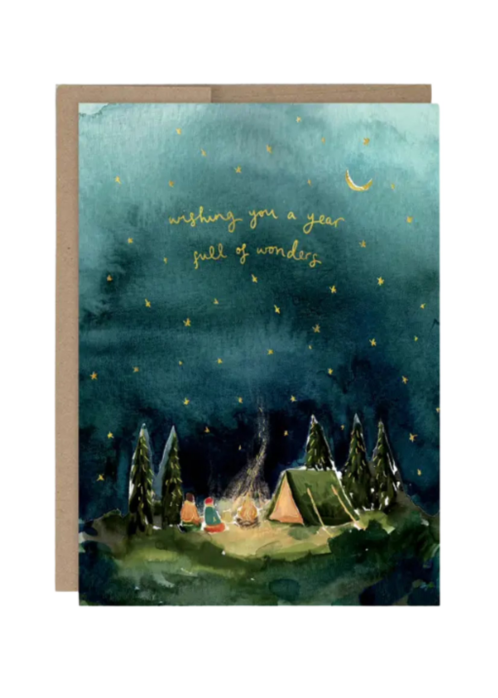 Biely + Shoaf Birthday Card - Starry Night Camping