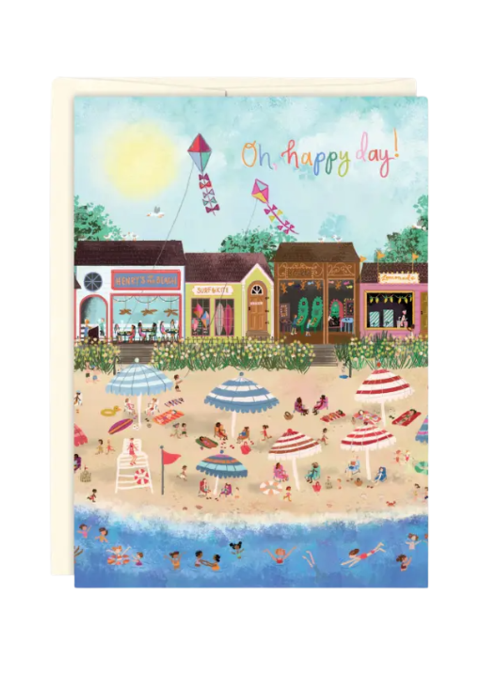 Biely + Shoaf Birthday Card - Beach Scene