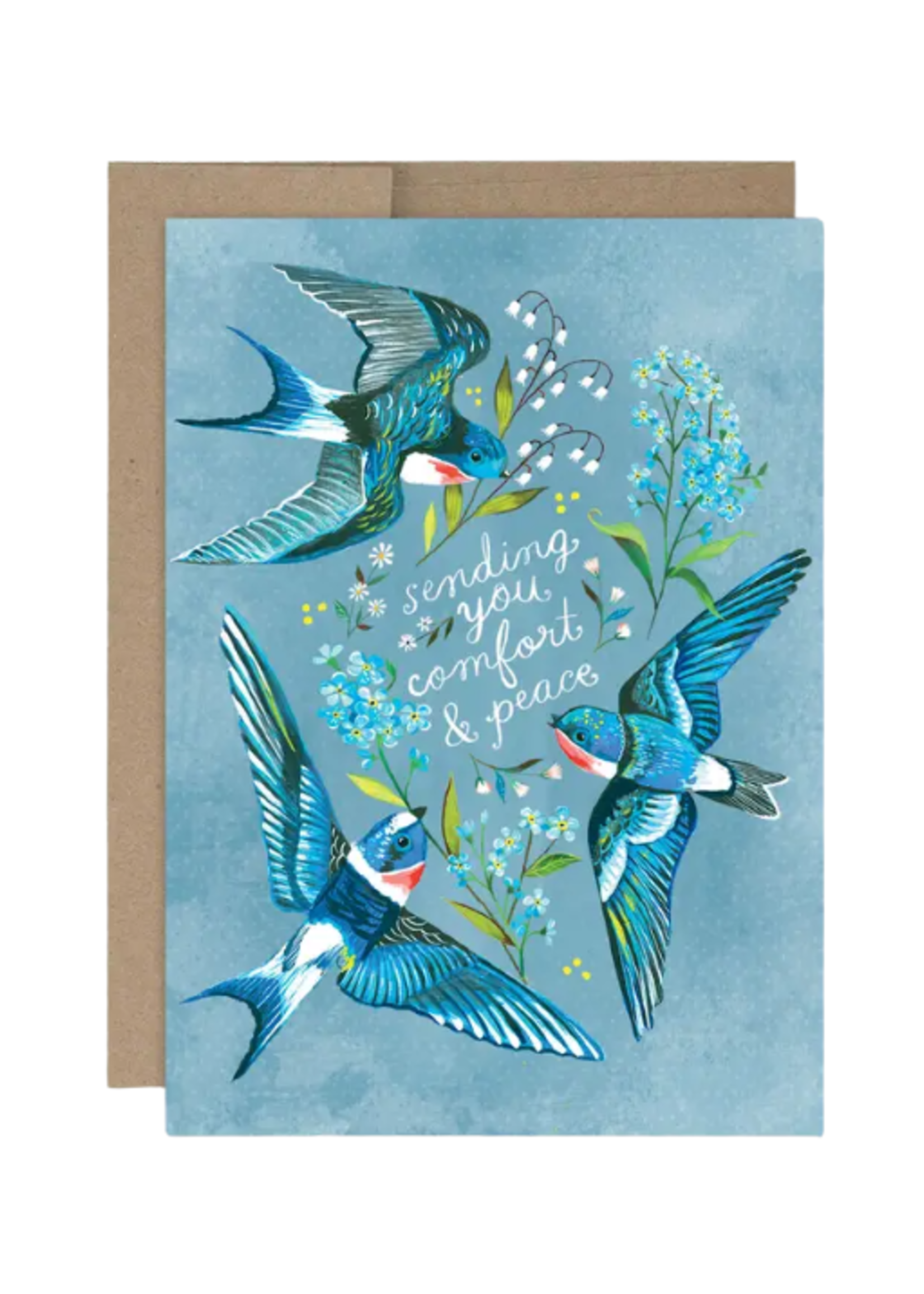 Biely + Shoaf Sympathy Card - Swallows