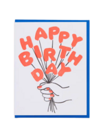 And Here We Are Birthday Card - Birthday Balloons