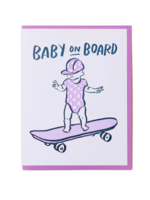 And Here We Are New Baby Card -  Baby on Board