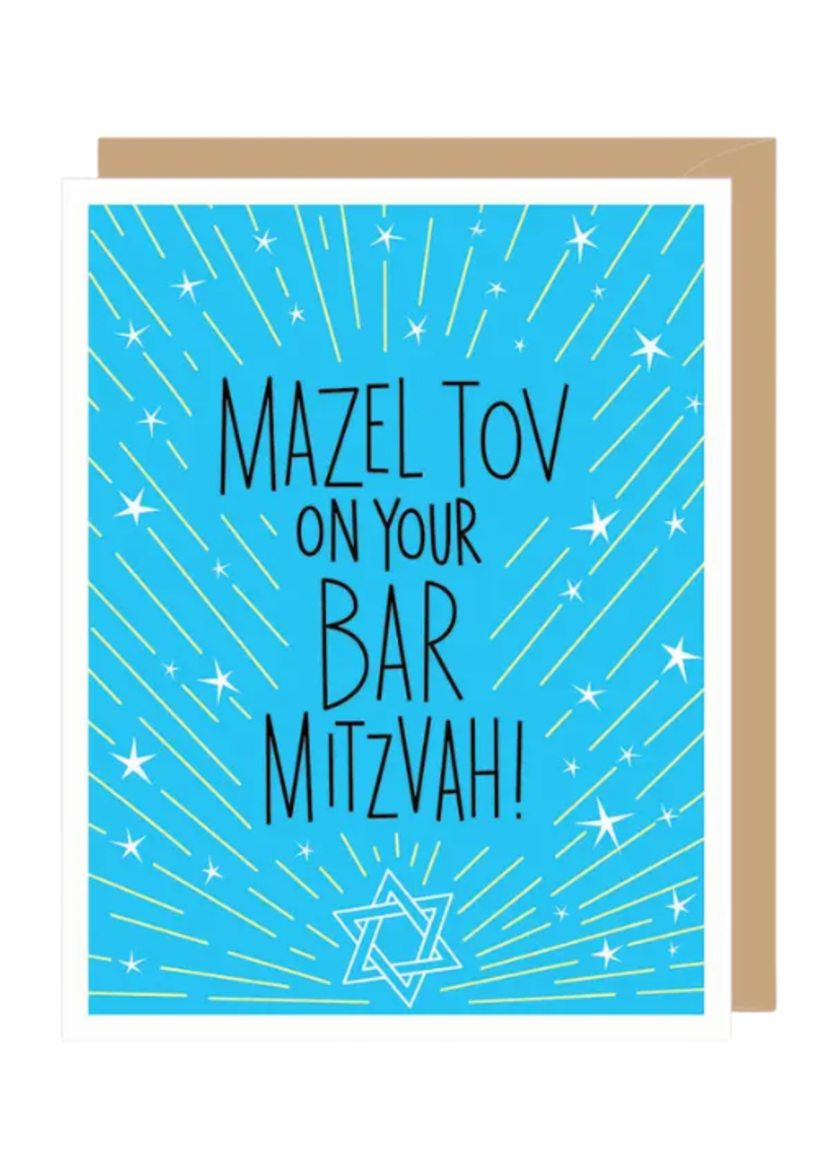 Apartment 2 Cards Bar Mitzvah Card - Mazel Tov Bar Mitzvah