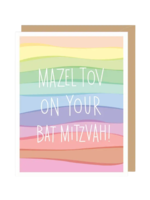 Apartment 2 Cards Bat Mitzvah Card - Mazel Tov Bat Mitzvah Colorblock